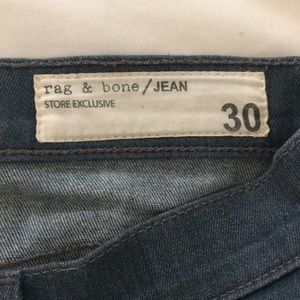 Rag and Bone High Rise Skinny Jeans